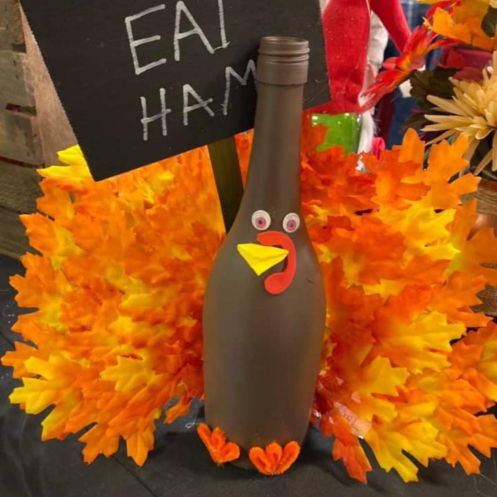 Eat Ham Turkey centerpiece